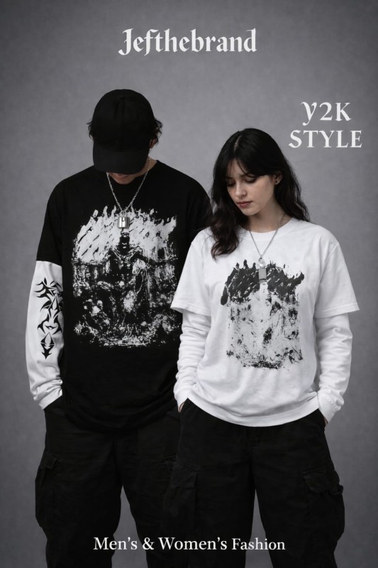 Retro Y2K Gothic Streetwear